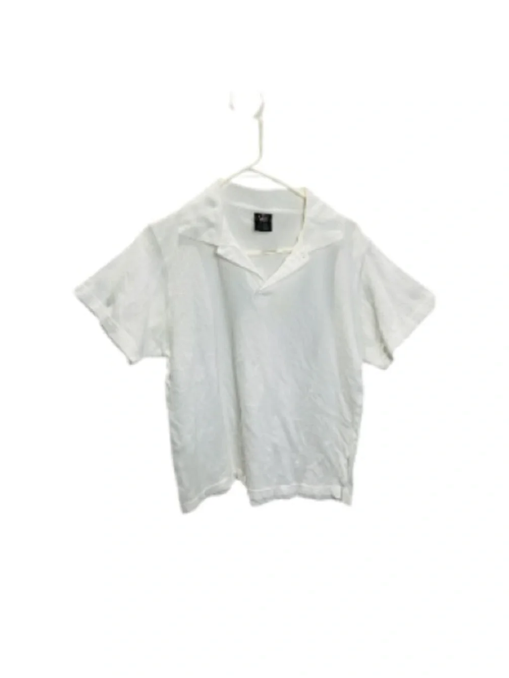 🐱❤️‍🔥Quad Seven EUC Girls White Polo Blouse - Lightweight Short Sleeve - Picture 5 of 5